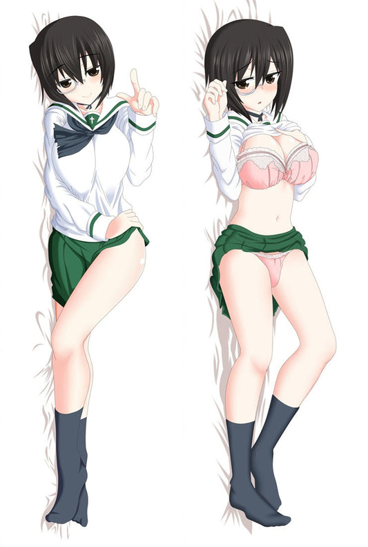 Girls und Panzer Momo Kawashima Body Pillow