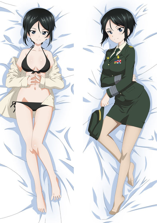 Girls und Panzer Rumi Body Pillow