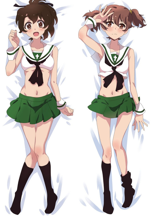 Girls und Panzer Yuzu Koyama Body Pillow