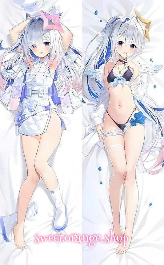 Hololive Amane Kanata Body Pillow Print Detail - Fade-Resistant Amane Kanata VTuber Anime Artwork