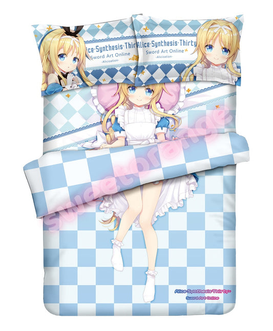 Sword Art Online Alice Zuberg - 4pcs Anime Bedding Set