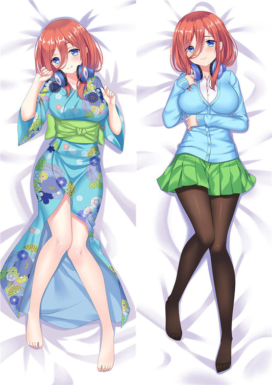 The Quintessential Quintuplets (5-Toubun No Hanayome) Miku Nakano Custom Anime Dakimakura 