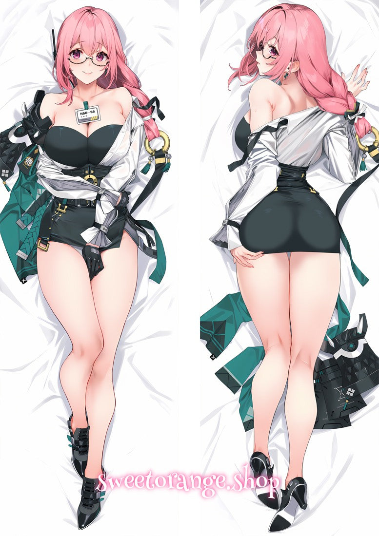 Zenless Zone Zero Tsukishiro Yanagi double-sided dakimakura body pillow cover