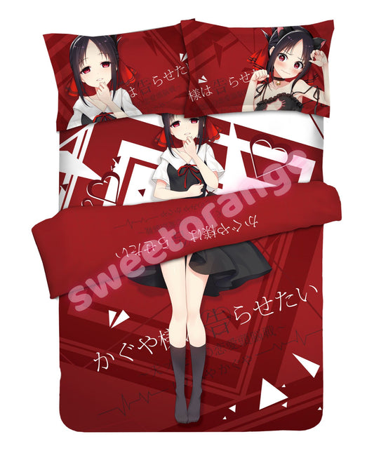 Kaguya-sama: Love Is War Kaguya Shinomiya - 4pcs Anime Bedding Sets