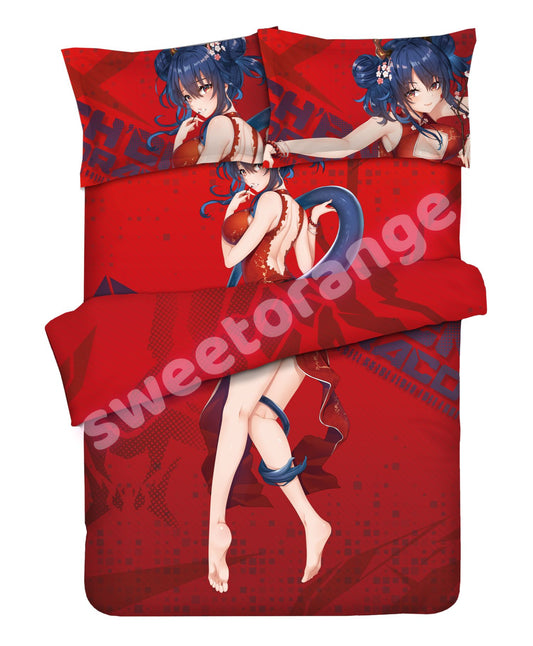 Arknights Ch'en - 4pcs Anime Bedding Sets