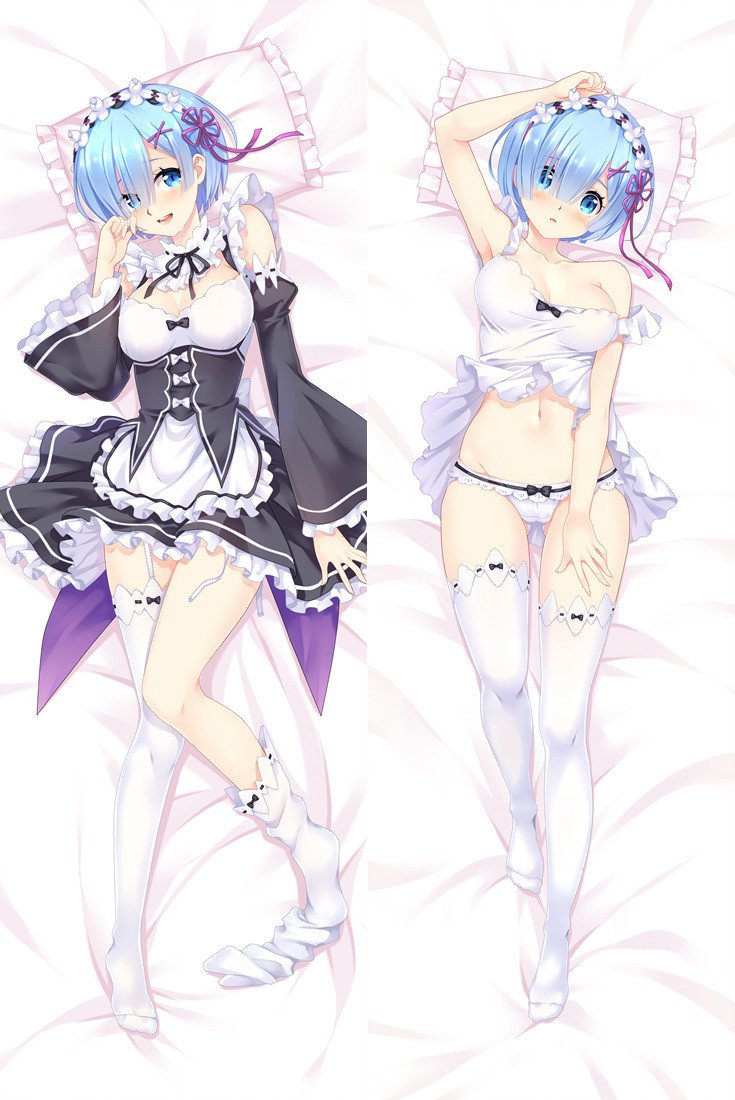 REM - Dakimakura Anime Girl Body Pillow Case,Dakimakura