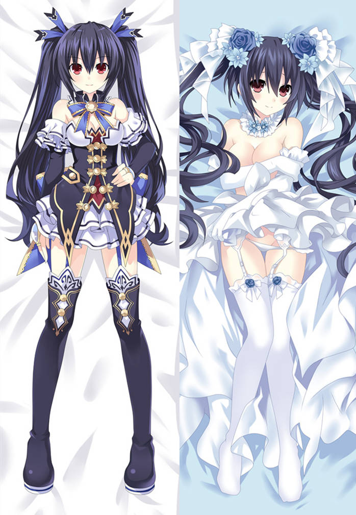 Hyperdevotion Noire Goddess Black Heart Anime Hugging