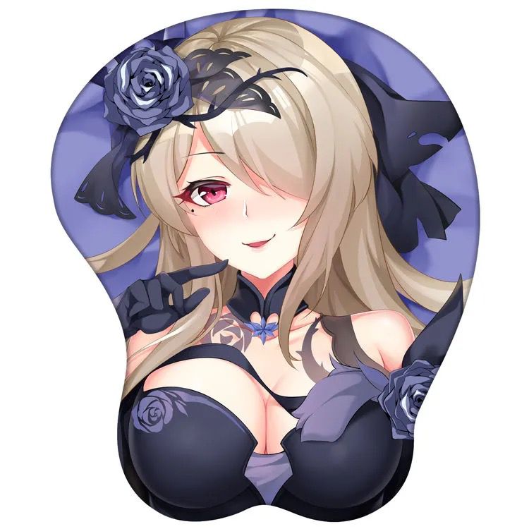 Rita Rossweisse Anime Boob Mouse Pad.