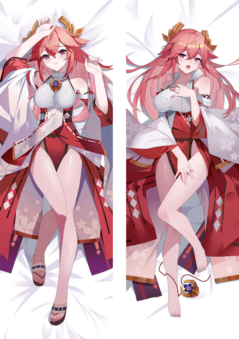 Yae Miko Dakimakura Body Pillow